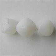 ROMBETTO VETRO BOEMIA 6MM BIANCO OPALINO