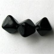 ROMBETTO VETRO BOEMIA 6MM NERO