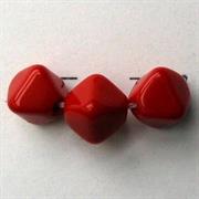 ROMBETTO VETRO BOEMIA 6MM ROSSO PASTA