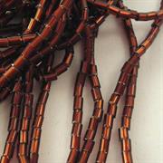 TUBI BOEMIA 1 MARRONE METALLICO (filo da 50cm)