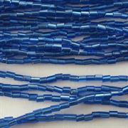 TUBI BOEMIA 1 ZAFFIRO METALLICO (filo da 50cm)