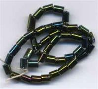 TUBI BOEMIA 1 PAVONE VERDE (filo da 50cm)