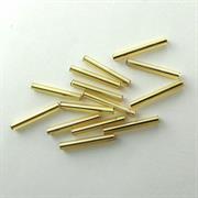 TUBI BOEMIA 9 ORO SFUSO (20MM)(351-12001)(28 pezzi = 5 gr.circa)