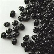 TWIN BEADS 2,5X5MM NERO LUCIDO (67901000) (23980)