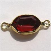 MOTIVO CATENA 9x21MM ROSSO SIAM OVALE