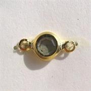 MOTIVO CATENA 4x9MM BLACK DIAMOND TONDO PICCOLO