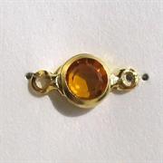 MOTIVO CATENA 4x9MM TOPAZIO TONDO PICCOLO