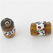 VETRO C/ARG. CILINDRETTO MARRONE