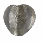 VETRO C/ARG. CUORE MM18x16 CRISTALLO