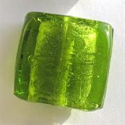 VETRO C/ARG. QUADRATO MM19 VERDE ACIDO