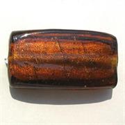 VETRO C/ARG. RETTANGOLO MARRONE