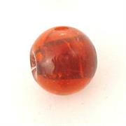 VETRO C/ARG. SFERETTA MM10 ARANCIONE