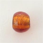 VETRO C/ARG. SFERETTA MM10 ROSA E ORO