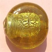 VETRO C/ARG. TONDO MM20 ORO