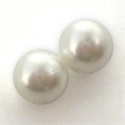 PERLE VETRO CERATO MM8 BIANCO