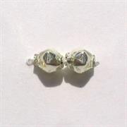 PERLE VETRO SOFFIATO MM.4 ARGENTO II QUAL.