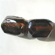 CUBETTO VETRO IRIDATO TOPAZIO BRUCIATO