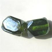 CUBETTO VETRO IRIDATO VERDE