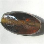 OLIVETTA VETRO IRIDATO TOPAZIO BRUCIATO