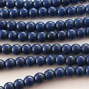 PERLE VETRO PRESSATO MM3 BLU SCURO