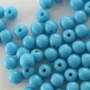 PERLE VETRO PRESSATO MM3 TURCHESE 63010