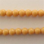 PERLE VETRO PRESSATO MM4 BEIGE