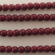PERLE VETRO PRESSATO MM4 ROSSO MATTONE SCURO