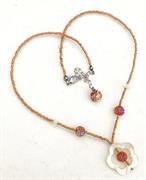 GIROCOLLO FIORE SOSPESO TOPAZIO - PROGETTO GIROCOLLO 41CM + ALLUNGO