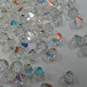 BICONO 3MM CRISTALLO AB             (ART.5328 SWAROVSKI ROMBETTO)