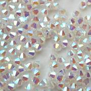 BICONO 4MM CRISTALLO AB2X           (ART.5328 SWAROVSKI ROMBETTO)
