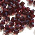 BICONO 4MM GRANATO                  (ART.5328 SWAROVSKI ROMBETTO)