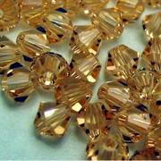 BICONO 4MM LIGHT PEACH              (ART.5301 SWAROVSKI ROMBETTO)