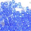 BICONO 4MM LIGHT ZAFFIRO            (ART.5328 SWAROVSKI ROMBETTO)