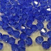 BICONO 4MM ZAFFIRO                  (ART.5328 SWAROVSKI ROMBETTO)