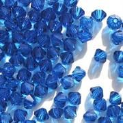 BICONO 6MM CAPRI BLU                (ART.5328 SWAROVSKI ROMBETTO)