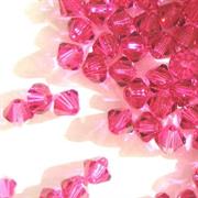 BICONO 6MM FUXIA                    (ART.5328 SWAROVSKI ROMBETTO)