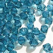 BICONO 6MM INDICOLITE               (ART.5301 SWAROVSKI ROMBETTO)