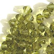 BICONO 6MM KHAKI                    (ART.5301 SWAROVSKI ROMBETTO)