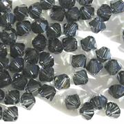 BICONO 6MM MORION                   (ART.5301 SWAROVSKI ROMBETTO)