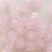 BICONO 6MM ROSE WATER OPAL          (ART.5301 SWAROVSKI ROMBETTO)