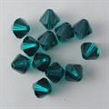 BICONO 8MM SMERALDO                 (ART.5328 SWAROVSKI ROMBETTO)