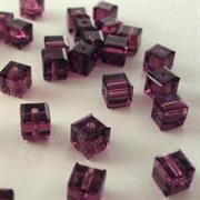 ART. 5601 CUBO SW.FORO ORIZ.4MM AMETISTA