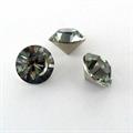 ART.1028 STRASS SS47(10MM) BLACK DIAMOND FOILED (DA INCASTONARE)