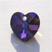 ART.6228 CUORE SWAR.MM.10,3X10 CRY.HELIOTROPIO