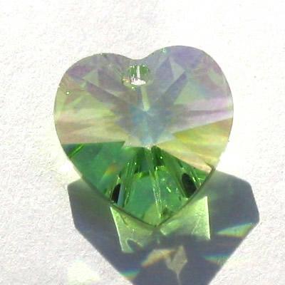 ART.6202 CUORE SWAR.MM.10,3X10 PERIDOT AB