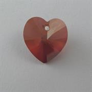 ART.6228 CUORE SWAR.MM 18X17,5 CRISTAL RED MAGMA