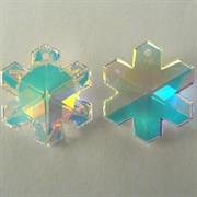 ART.6704 FIOCCO DI NEVE CRISTALLO AB 25MM