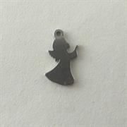 CIONDOLO ANGIOLETTO 14MM IN ACCIAIO (AC006078)