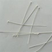 CHIODINO 50MM PALLINA IN ARGENTO 925 RODIATO