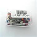 SPILLI TESTA PLASTICA 30MM CONF.25GR PER IMBASTITURA